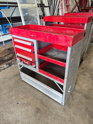 Bott van racking - with, out