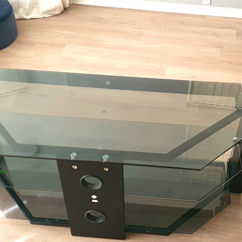 Black freestanding stand - tv,