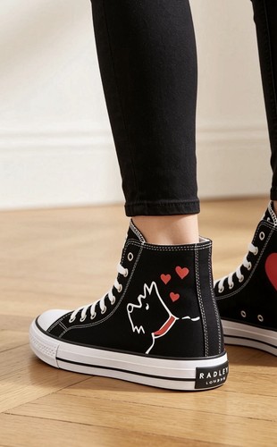 Radley black heart canvas - radley,