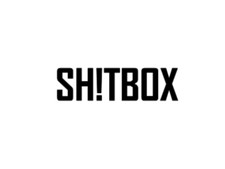SH!T BOX sticker/decal 3CM X