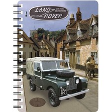 Land Rover Series one 3D image on a pocket sized Notebook,