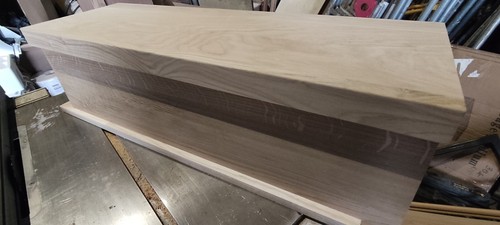Solid oak stairs treads and