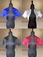 SATIN BRIDAL BOLERO/JACKET/STOLE/SHAWL/SHRUG SHORT/LONG SLEEVES ALL SIZE QUALITY