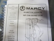 Marcy Platinum MP 2106 home gym with full compliment of weights