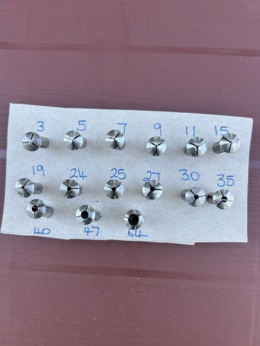 Watchmakers lathe 8mm collets - watchmakers,
