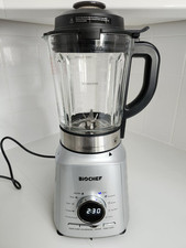 Biochef Aurora Blender | Hot & Cold Soup & Smoothie Maker 1.7 Litre Vol - SILVER