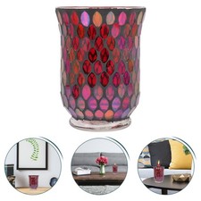 Candle Stands Mosaic Glass
