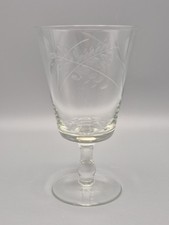 Vintage crystal etched wheat - crystal,