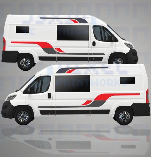 Two colour campervan vinyl - two-colour,