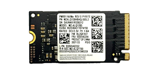 Samsung pm991 128gb nvme 2 - samsung,