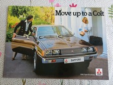 Mitsubishi Colt Sapporo Sigma Celeste Lancer 1400 April 1980 UK Market Brochure