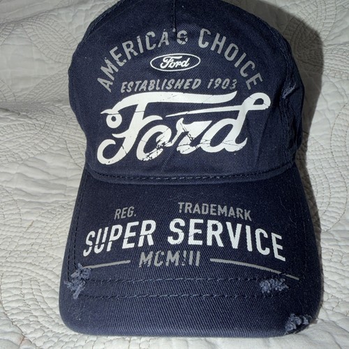 Ford baseball cap mens navy - os,