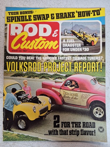 Rod custom magazine august - rod, magazine.