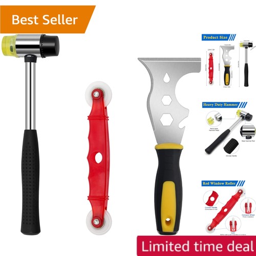 Window glazing tool kit 3pcs - window,