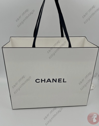 Chanel large white gift - chanel,