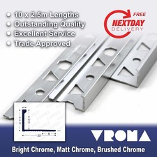 10 x HEAVY DUTY TILE TRIM 2.44