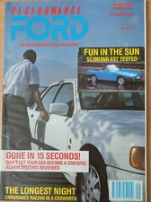 PERFORMANCE FORD VOL 4 NO 5 FREE POSTAGE SCIMITAR SST, P100, ORION EQUIPE