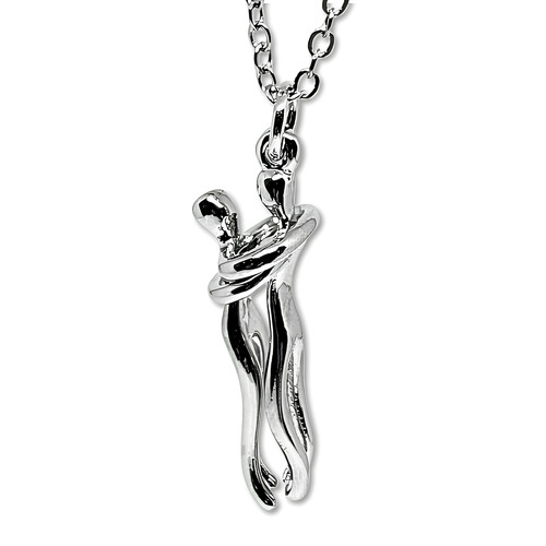 Couple necklace lovers hug - necklace,