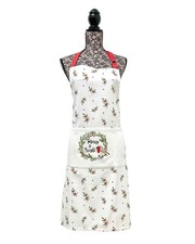 Christmas Robin Apron One Size