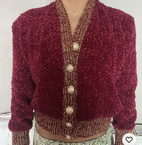 Hand knitted chenille - hand,