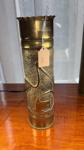 Trench art ww1 crimp - art, crimp-topped