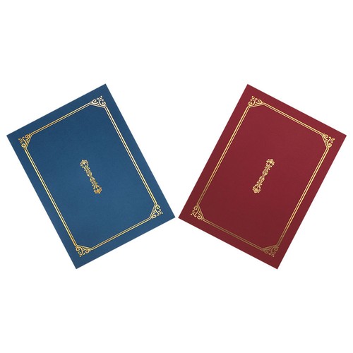 2pcs diploma folder paper - 2pcs,