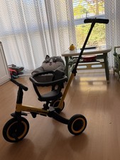 Push Along Trike Yellow Black