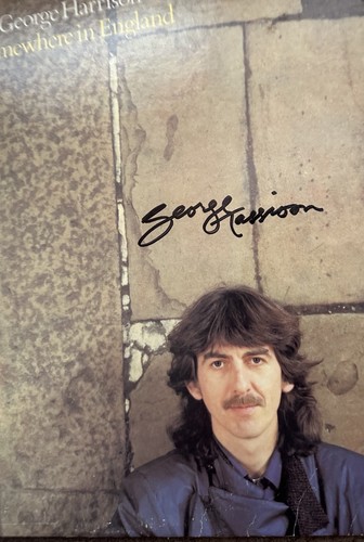 George harrison autographed - george,
