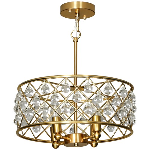 Homcom crystal chandelier - homcom,