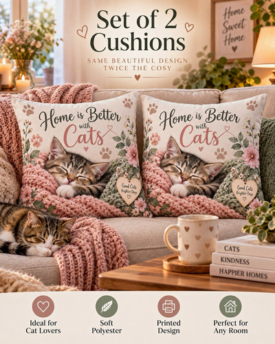 Set cat cushions - set, of
