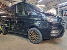 18"BROWN BRONZE ALLOY WHEELS FOR FORD TRANSIT CUSTOM VAN LOAD RATED 1000KG