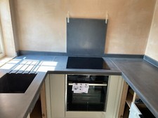 Stone Solid Concrete Kitchen