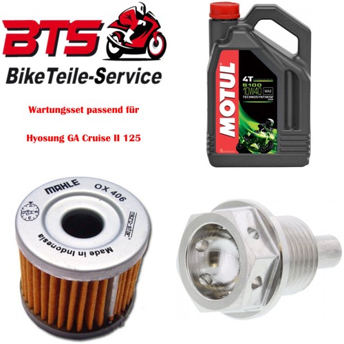 Set oil filter drain plug - 4l, filter,
