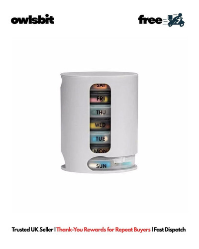 Extra large pill organizer - large,