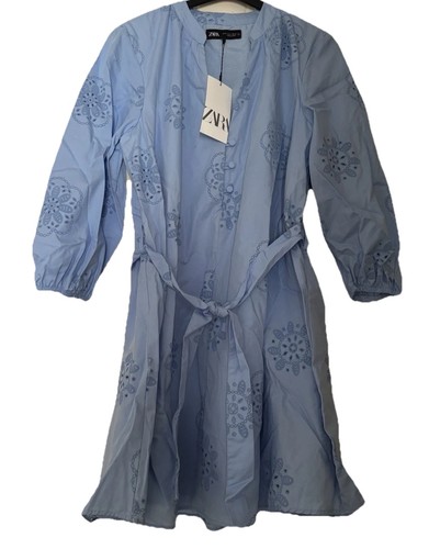 Bnwt zara baby blue floral - zara,