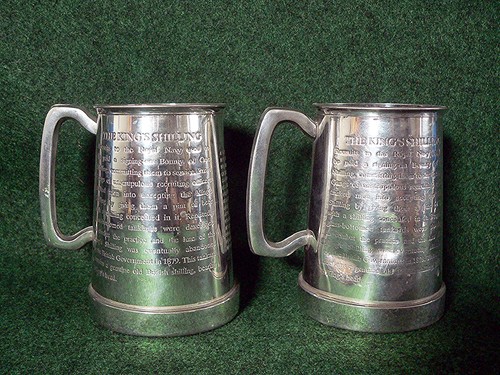 Pair plated one pint - pair,