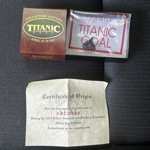 Authentic titanic coal - authentic,