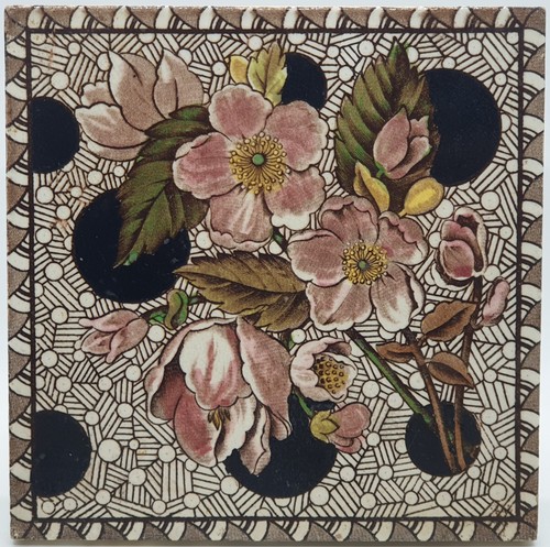 Victorian fireplace tile - fireplace,