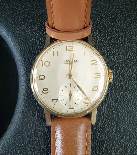 Longines 9ct gold - 9ct, cased