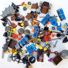 LEGO Knights Castle Minifigures Job Lot Weapons Accessories Shields Flags Sword