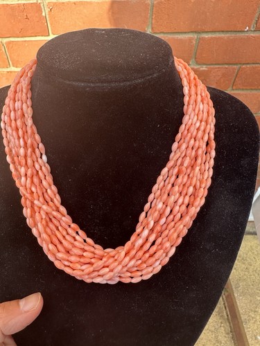 Vintage genuine pink coral - genuine,