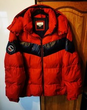 Superdry Expedition Mens XXXL 3XL Red & Navy Coat Jacket Removable Hood VGC