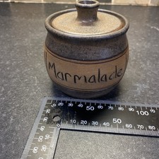 Vintage earthenware marmalade - vintage,