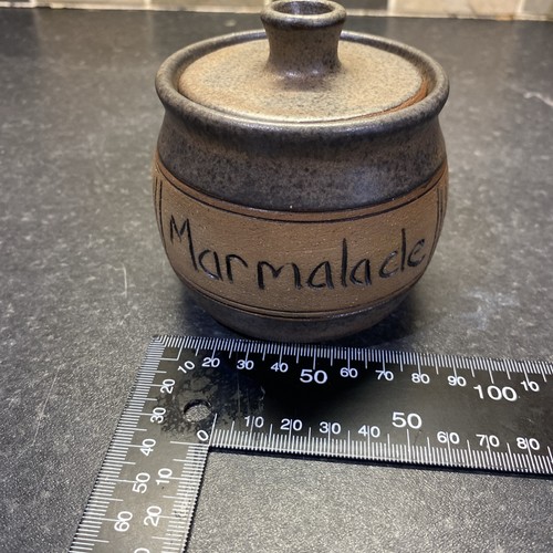 Vintage earthenware marmalade - vintage,