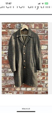 Vintage Harris Tweed Dunn & Co Men’s Overcoat 