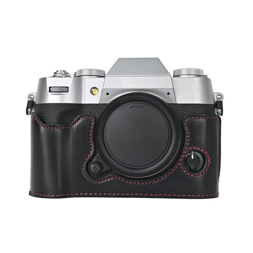 Oiled leather camera - leather,