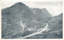 Glencoe new and old roads by three sisters