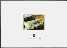 Rover 25 1999-2001 UK Market Sales Brochure GTi iS iL iE i 1.4 1.6 1.8 TD