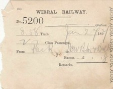 WIRRAL RAILWAY june 1897