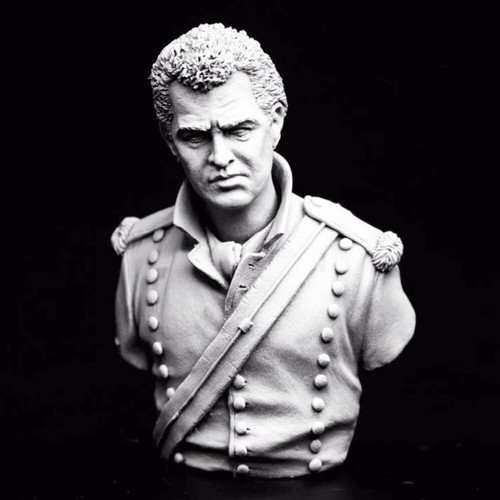 Resin bust figure model - resin,